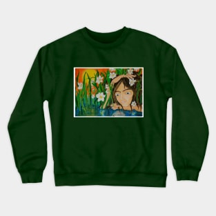 Narcissus and his reflection Crewneck Sweatshirt